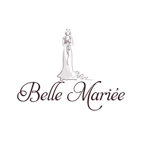 Logo of Belle Mariée with an elegant bridal illustration and cursive text.